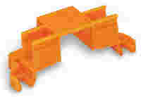 Mounting carrier; for 243 series connectors (4); orange