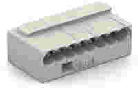 WAGO MICRO PUSHWIRE® connector for junction boxes; 4-conductor; AWG 22 - 18 solid; yellow