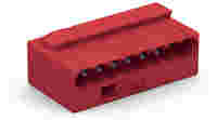WAGO MICRO PUSHWIRE® connector for junction boxes; 8-conductor; AWG 22 - 18 solid; red