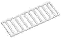 Mini-WSB marking card; as card; MARKED; - (100x); not stretchable; Horizontal marking; snap-on type; white