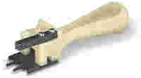 Operating tool; for terminal blocks with snap-in ground contact