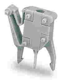 Test plug adapter; suitable for 255, 256, 257 Series PCB terminal blocks; 1-pole; Pin spacing 7.5 mm / 0.295 in; gray