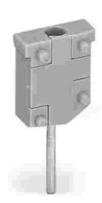 Test plug module; without locking device; modular; for 2-conductor terminal blocks; gray