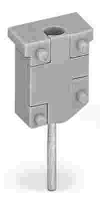 Test plug module; without locking device; modular; for 2-conductor terminal blocks; gray