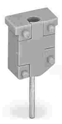 Test plug module; without locking device; modular; for 2-conductor terminal blocks; gray