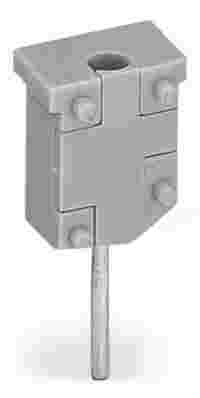 Test plug module; without locking device; modular; for 4-conductor terminal blocks; gray