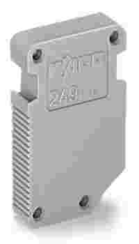 L-type spacer module; modular; e.g., bridging commoned terminal blocks; gray