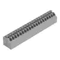 PCB terminal block; push-button; 1.5 mm²; Pin spacing 3.5 mm; 20-pole; Push-in CAGE CLAMP®; gray