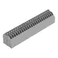 PCB terminal block; push-button; 0.5 mm²; Pin spacing 2.54 mm; 24-pole; Push-in CAGE CLAMP®; gray