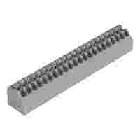 PCB terminal block; push-button; 1.5 mm²; Pin spacing 3.5 mm; 22-pole; Push-in CAGE CLAMP®; gray