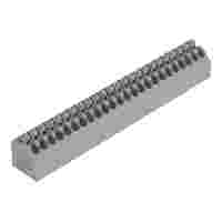 PCB terminal block; push-button; 1.5 mm²; Pin spacing 3.5 mm; 24-pole; Push-in CAGE CLAMP®; gray