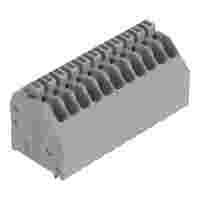 PCB terminal block; push-button; 0.5 mm²; Pin spacing 2.5 mm; 11-pole; Push-in CAGE CLAMP®; gray
