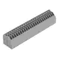 PCB terminal block; push-button; 0.5 mm²; Pin spacing 2.5 mm; 24-pole; Push-in CAGE CLAMP®; gray