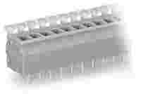 PCB terminal block; push-button; 2.5 mm²; Pin spacing 5/5.08 mm; 10-pole; CAGE CLAMP®; commoning option; gray