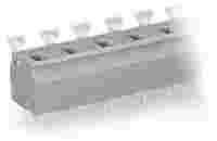 PCB terminal block; push-button; 2.5 mm²; Pin spacing 10/10.16 mm; 4-pole; CAGE CLAMP®; commoning option; gray