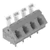 PCB terminal block; push-button; 2.5 mm²; Pin spacing 7.5/7.62 mm; 9-pole; CAGE CLAMP®; commoning option; gray