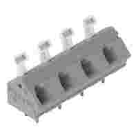 PCB terminal block; push-button; 2.5 mm²; Pin spacing 10/10.16 mm; 7-pole; CAGE CLAMP®; commoning option; gray