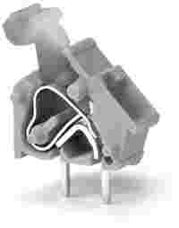 Stackable PCB terminal block; push-button; 2.5 mm²; Pin spacing 5/5.08 mm; 1-pole; CAGE CLAMP®; commoning option; red
