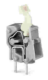 Stackable PCB terminal block; push-button; 2.5 mm²; Pin spacing 5/5.08 mm; 1-pole; CAGE CLAMP®; commoning option; red