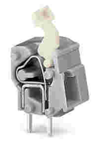 Stackable PCB terminal block; push-button; 2.5 mm²; Pin spacing 7.5/7.62 mm; 1-pole; CAGE CLAMP®; commoning option; orange