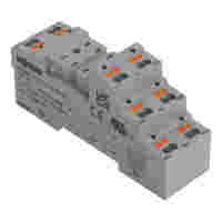Relay socket; 2 changeover contacts