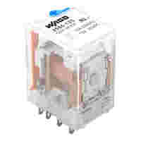 Basic relay; Nominal input voltage: 48 VDC; 2 changeover contacts; Limiting continuous current: 10 A; with manual operation; Module width: 21 mm; Module height: 35mm