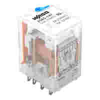 Basic relay; Nominal input voltage: 110 VDC; 4 changeover contacts; Limiting continuous current: 5 A; with manual operation; Module width: 21 mm; Module height: 35mm