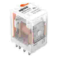 Basic relay; Nominal input voltage: 24 VAC; 2 changeover contacts; Limiting continuous current: 10 A; with manual operation; Module width: 21 mm; Module height: 35mm