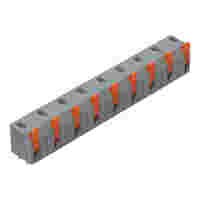 PCB terminal block; lever; 1.5 mm²; Pin spacing 11.5 mm; 9-pole; Push-in CAGE CLAMP®; 1,50 mm²; gray