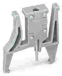 Test plug module; with locking latches; modular; for 2-conductor terminal blocks; for 261 Series; gray