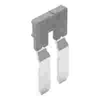 Jumper; for conductor entry; 2-way; insulated; gray