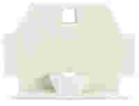 End plate; with fixing flange; light gray