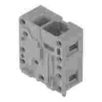 PCB terminal block; 2.5 mm²; Pin spacing 5 mm; 1-pole; Push-in CAGE CLAMP®; 2,50 mm²; gray