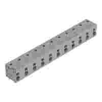 PCB terminal block; Push-in CAGE CLAMP with operating lever; AWG 24 - 12; Pin spacing 11.5 mm; 11-pole; side entry; gray