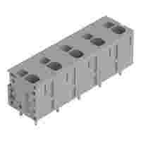 PCB terminal block; Push-in CAGE CLAMP with operating lever; AWG 24 - 12; Pin spacing 11.5 mm; 5-pole; top entry; gray