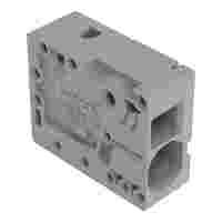 PCB terminal block; Pin spacing 7.5 mm; double pinning; 1-pole; Push-in CAGE CLAMP®; gray