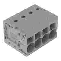 PCB terminal block; 6 mm²; Pin spacing 7.5 mm; 7-pole; Push-in CAGE CLAMP®; 6,00 mm²; gray