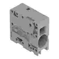 PCB terminal block; Push-in CAGE CLAMP; AWG 18 - 4; Pin spacing 10 mm; double pinning; 1-pole; side entry; gray