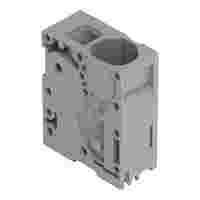 PCB terminal block; Push-in CAGE CLAMP; AWG 18 - 4; Pin spacing 10 mm; double pinning; 1-pole; topentry; gray