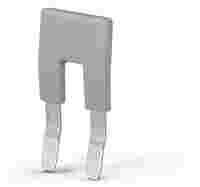 Jumper; for conductor entry; 2-way; insulated; gray