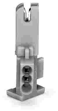 Socket module; without ground contact; 1-pole; 1,00 mm²; gray