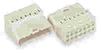 Male connector with connect. for ground; without ground contact; 7-pole; 2,50 mm²; white