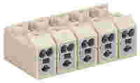 Power supply connector; without push-buttons; without snap-in mounting feet; without ground contact; 2-pole; white