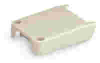 Strain relief housing; for 272 Series; for multicore cables; 3-pole; white