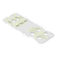 Strain relief plate; for female connectors; 13 mm wide; 1 part; lever; Pin spacing 3.5 mm; light gray
