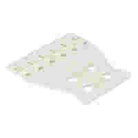 Strain relief plate; for female connectors; 41 mm wide; 1 part; lever; Pin spacing 3.5 mm; light gray