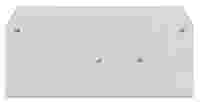 End and intermediate plate; 2 mm thick; light gray