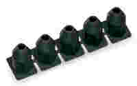 Insulation stop; 0.25 mm²; 5 pieces/strip; dark gray