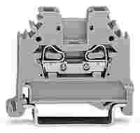 2-conductor through terminal block; 2.5 mm²; suitable for Ex i applications; lateral marker slots; for DIN-rail 35 x 15 and 35 x 7.5; CAGE CLAMP®; 2,50 mm²; blue