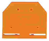 End and intermediate plate; 2.5 mm thick; orange